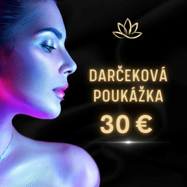 Darčeková poukážka 30 EUR