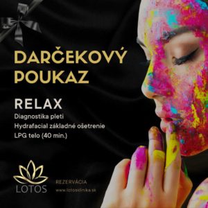 Darčekový poukaz Relax