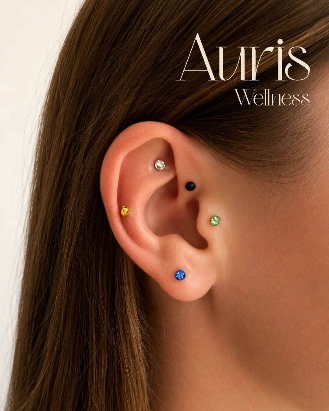 Auris Wellness – kryštálová aurikuloterapia s kryštálmi Swarovski